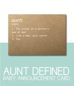 \"Aunt